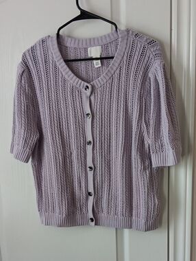 H&M Lilac Short Sleeve Cami